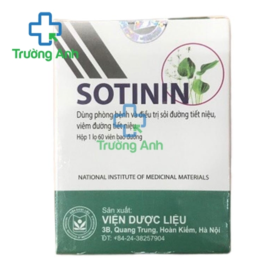 Sotinin - Thuốc phòng và điều trị sỏi tiết niệu hiệu quả