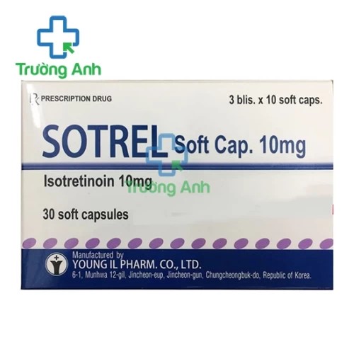 Sotrel 10mg - Thuốc trị mụn hiệu quả của Young IL Pharm Hàn Quốc