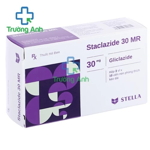 Staclazide 30 MR - Thuốc điều trị đái tháo đường typ 2 hiệu quả của Stella