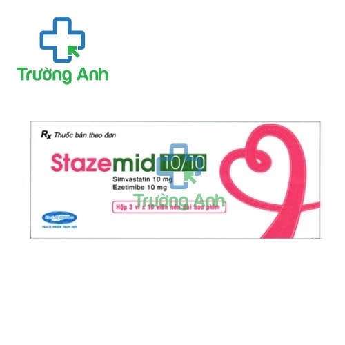 Stazemid 10/10 - Thuốc điều trị tăng cholesterol máu hiệu quả