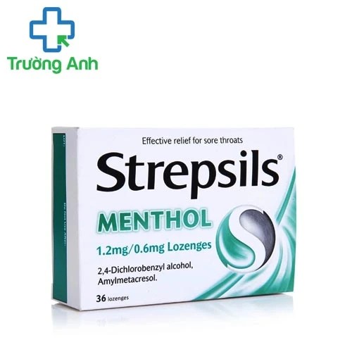 Strepsils Menthol - Thuốc trị ho hiệu quả
