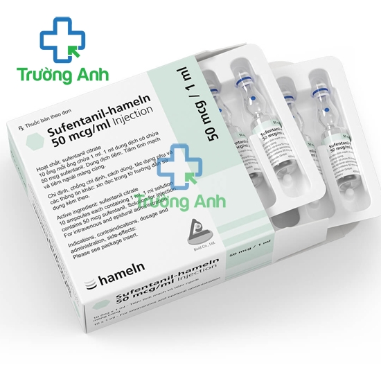 Sufentanil-hameln 50mcg/ml - Thuốc giảm đau hiệu quả của Đức