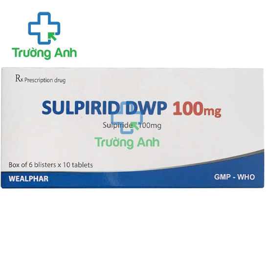 Sulpirid DWP 100mg Wealphar - Thuốc điều trị tâm thần phân liệt