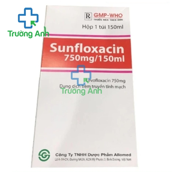 Sunfloxacin 750mg/150ml - Thuốc điều trị nhiễm khuẩn hiệu quả của Sun Garden