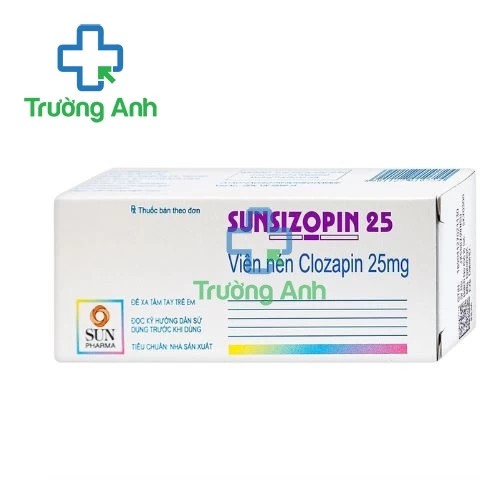 Sunsizopin 25 - Thuốc điều trị tâm thần phân liệt hiệu quả của SUN
