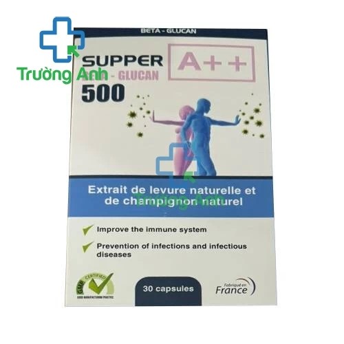 Supper A++ Beta-Glucan 500 - Beta Glucan 500mg Novaphyt