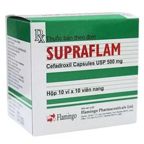 Supraflam 500mg - Thuốc điều trị nhiễm khuẩn đường tiết niệu hiệu quả của Ấn Độ