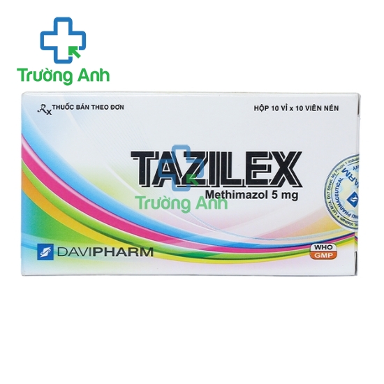 Tazilex 5mg - Thuốc điều trị triệu chứng nhiễm độc giáp hiệu quả của Davipharm