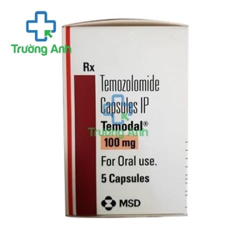 Thuốc điều trị ung thư não Temodal 100mg của MSD