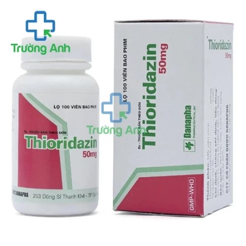 Thioridazin 50mg Danapha - Thuốc điều trị rối loạn tâm thần hiệu quả