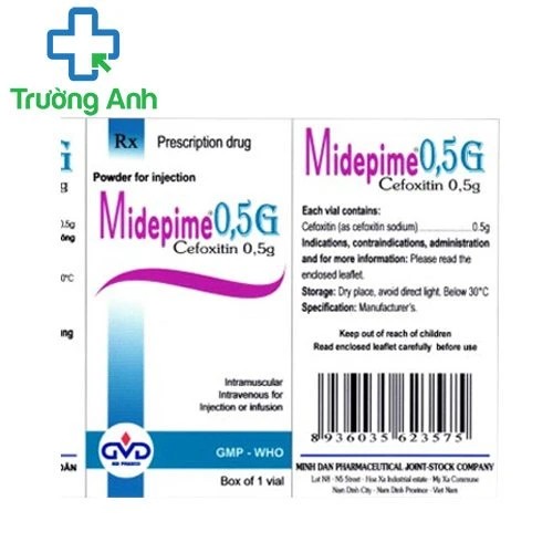 Midepime 0.5g - Thuốc điều trị nhiễm khuẩn hiệu quả của MD Pharco
