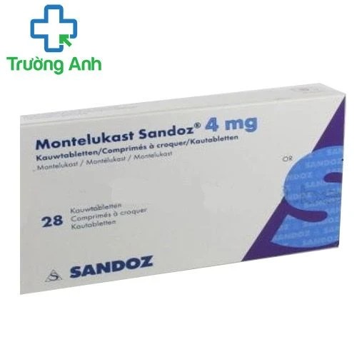 Montelukast Sandoz 4mg - Thuốc phòng và điều trị hen phế quản hiệu quả