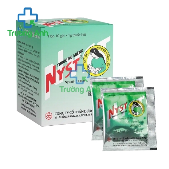 Thuốc rơ miệng Nyst OPC - Dự phòng và điều trị bệnh Candida miệng hiệu quả