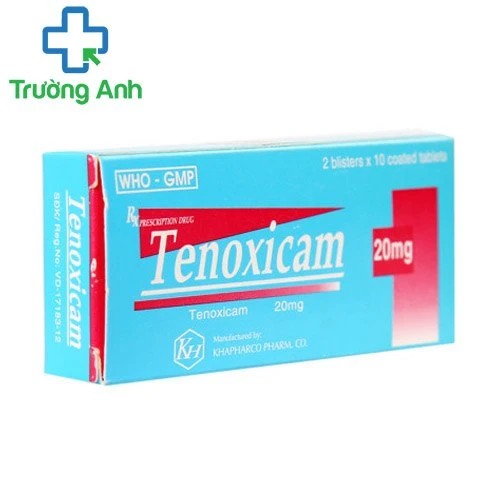 Tenoxicam 20mg Khapharco - Thuốc kháng viêm, giảm đau xương khớp hiệu quả