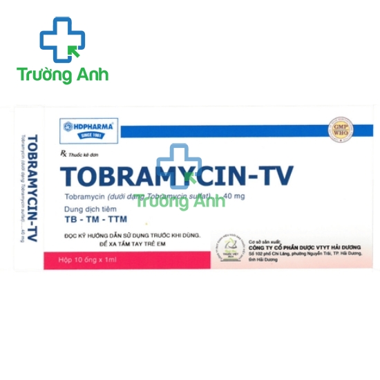 Tobramycin-TV 40mg HD Pharma - Thuốc điều trị nhiễm khuẩn 