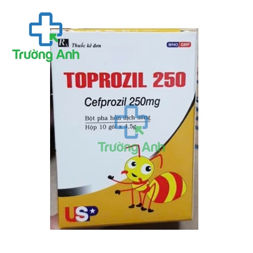 Toprozil 250 - Thuốc điều trị nhiễm trùng nhẹ tới trung bình của US PHARMA