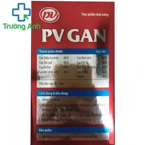 TPCN PVGan tăng cường chức năng gan hiệu quả của Dược thảo Phúc Vinh