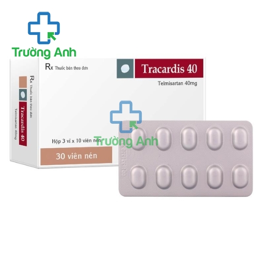 Tracardis 40 TV Pharm - Thuốc điều trị tăng huyết áp hiệu quả