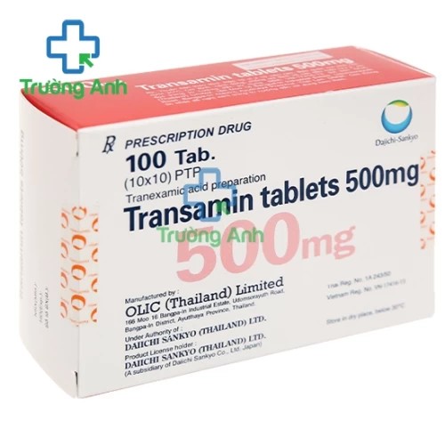 Viên uống làm đẹp Transamin 500 của Olic Thái Lan