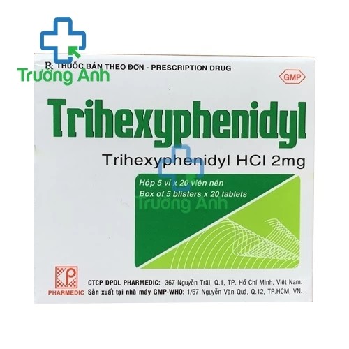Trihexyphenidyl Pharmedic - Thuốc điều trị bệnh Parkinson hiệu quả