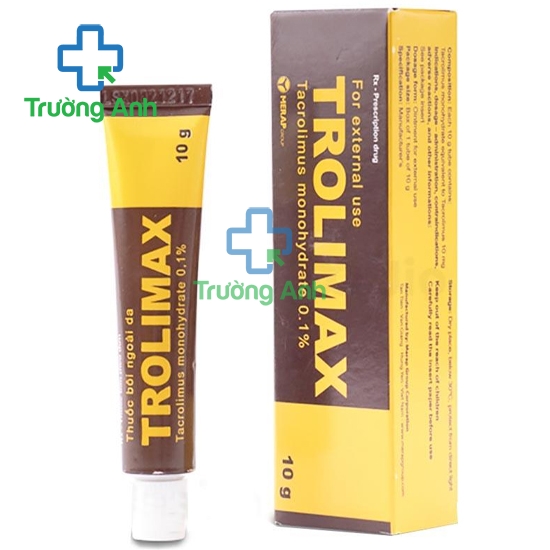 Trolimax 0,1% 10g - Thuốc điều trị viêm da dị ứng hiệu quả