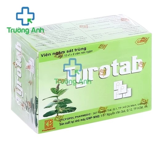 Tyrotab vỉ - Viên ngậm tại chỗ