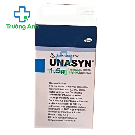 Unasyn 1,5g - Thuốc kháng sinh điều trị nhiễm khuẩn hiệu quả
