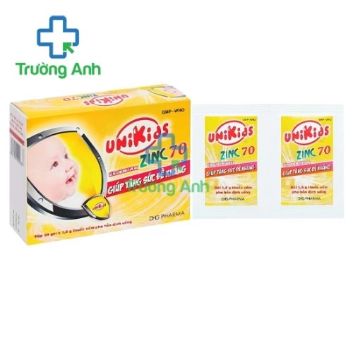 Unikids Zinc 70 DHG Pharma - Thuốc bổ sung kẽm hiệu quả