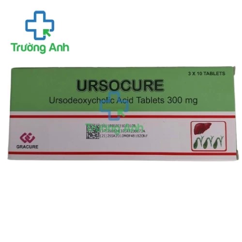 Ursocure 300mg - Thuốc điều trị xơ gan mật, sỏi túi mật hiệu quả của Ấn Độ