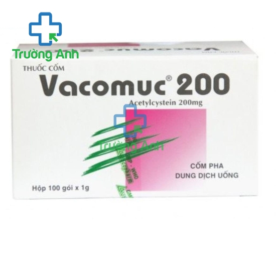 Vacomuc 200 sachet - Thuốc làm tiêu nhầy hiệu quả của Vacopharm