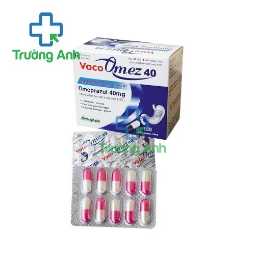 Vacoomez 40 - Thuốc điều trị viêm loét dạ dày tá tràng hiệu quả