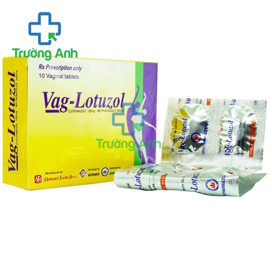 Vag-Lotuzol - Viên đặt điều trị nhiễm nấm âm đạo hiệu quả