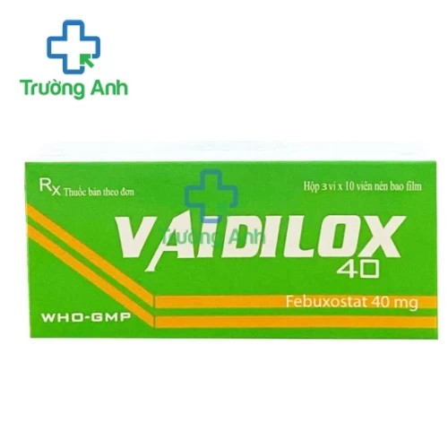 Vaidilox - Thuốc điều trị tăng acid uric mạn tính của Armephaco