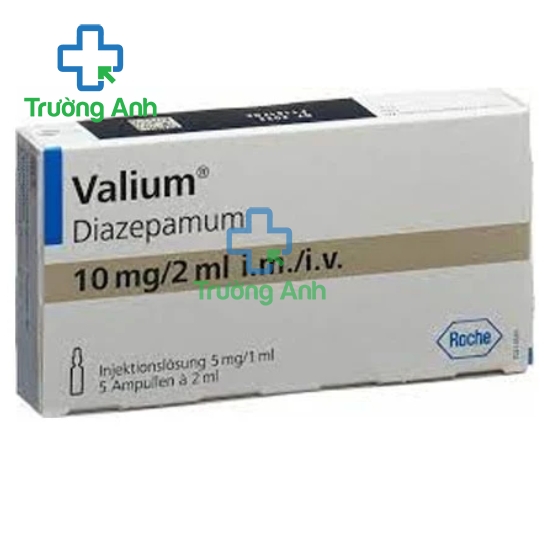 Valium 10mg/2ml Roche - Thuốc điều trị động kinh hiệu quả