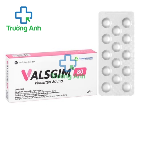 Valsgim 80 - Thuốc điều trị tăng huyết áp của Agimexpharm