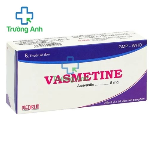 Vasmetine - Thuốc điều trị viêm mũi dị ứng và mề đay hiệu quả của Medisun