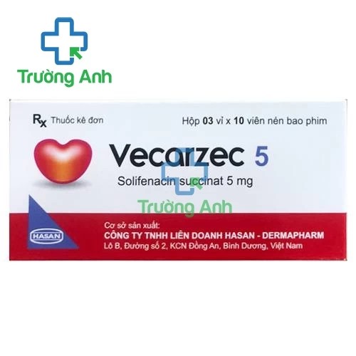 Vecarzec 5 Hasan - Thuốc điều trị tiểu không tự chủ hiệu quả