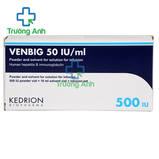 Venbig 2500IU - Thuốc phòng ngừa tái phát viêm gan B hiệu quả của Italy