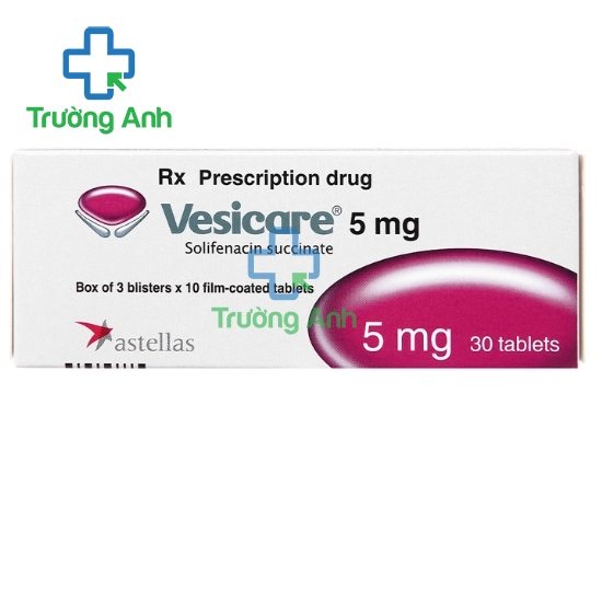  Vesicare 5mg - Thuốc điều trị tiểu không tự chủ của Hà Lan