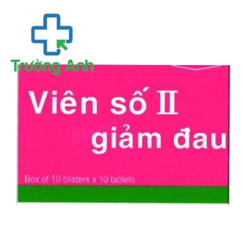 Viên số II giảm đau - Thuốc giảm đau hạ sốt hiệu quả