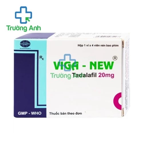 Viga - New 20mg - Thuốc điều trị rối loạn cương dương ở nam giới hiệu quả
