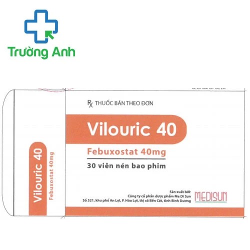 Vilouric 40 - Thuốc điều trị bệnh gout hiệu quả của Me Di Sun