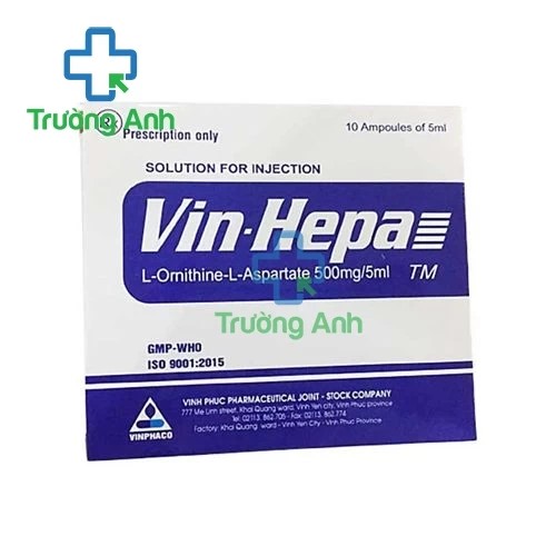 Vin-Hepa 500mg/5ml Vinphaco - Thuốc bảo vệ gan hiệu quả