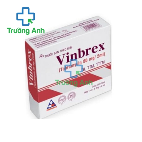 Vinbrex 80mg/2ml Vinphaco - Thuốc điều trị nhiễm khuẩn hiệu quả