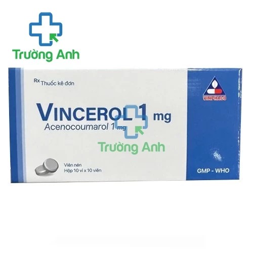 Vincerol 1mg - Thuốc phòng và điều trị huyết khối tĩnh mạch hiệu quả của Vinphaco