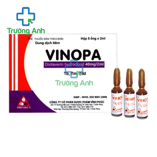 Vinopa - Thuốc điều trị các bệnh lý đường tiêu hóa hiệu quả của Vinphaco