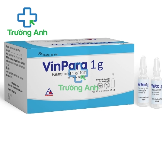Vinpara 1g Vinphaco - Thuốc giảm đau, hạ sốt hiệu quả