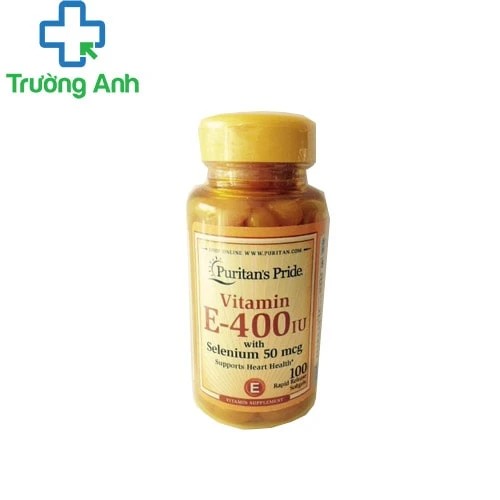 Vitamin E with Selen Puritan's Pride - Giúp bổ sung vitamin E hiệu quả của Mỹ