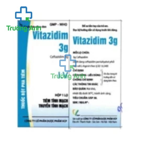 Vitazidim 3g VCP - Thuốc điều trị nhiễm khuẩn hiệu quả