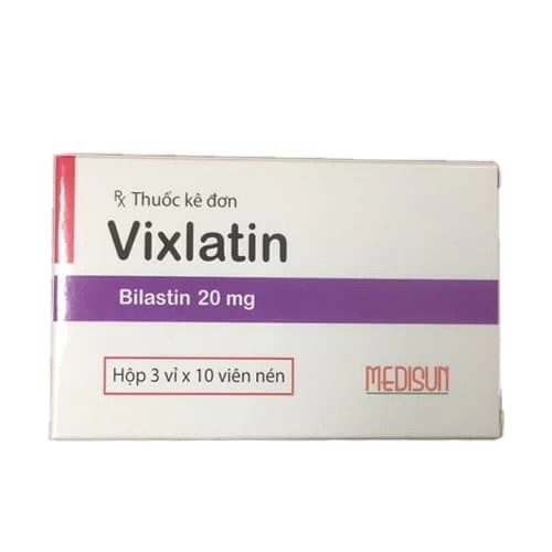 VIXLATIN - Thuốc điều trị bệnh viêm mũi dị ứng của MEDISUN